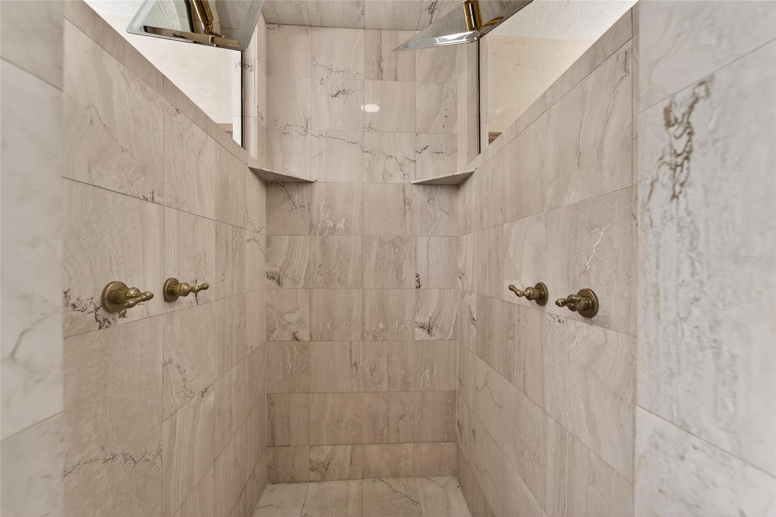 Walk-in shower large enough for your plus-1