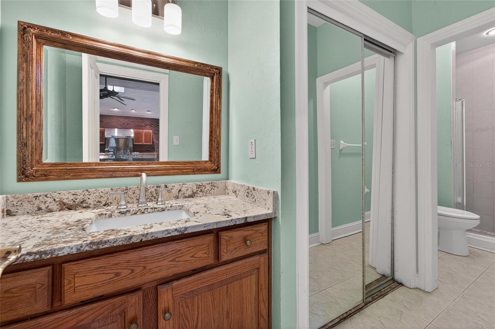 First level Full Pool Bathroom