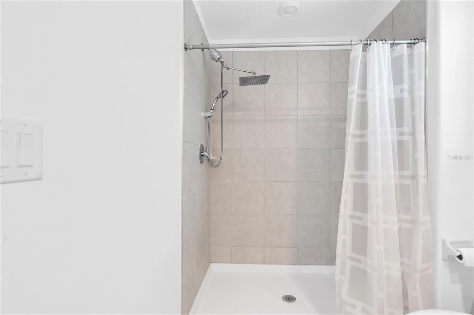 Primary bathroom, walk in shower