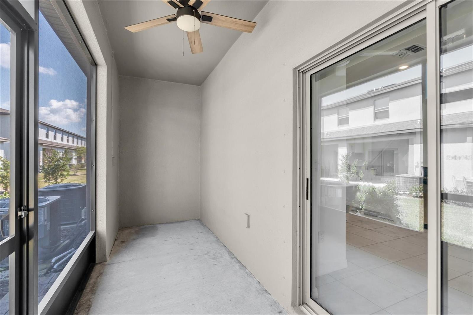 Screened in patio
