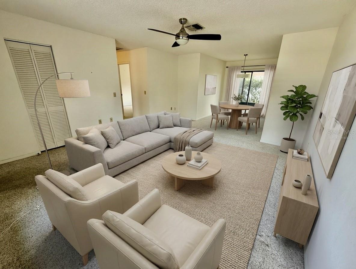 Virtually Staged Room