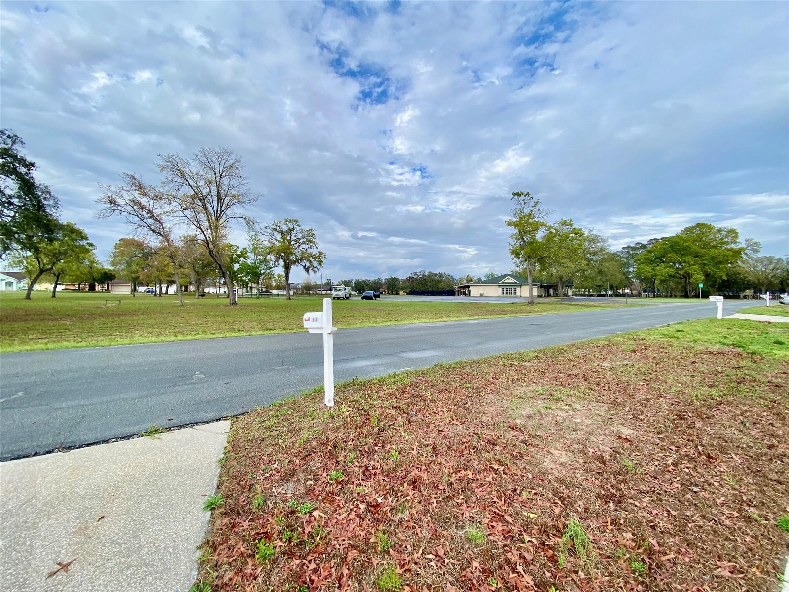 View from front of home