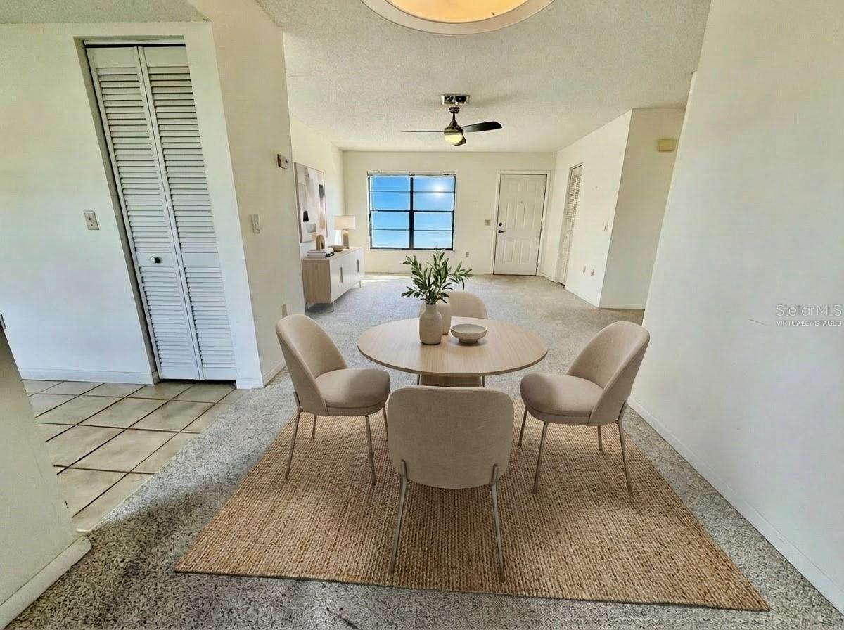 Virtually Staged Room