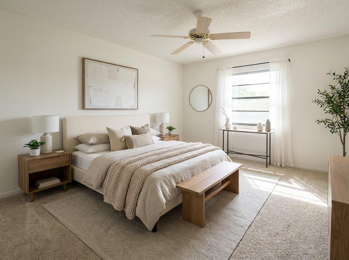 Virtually Staged Room