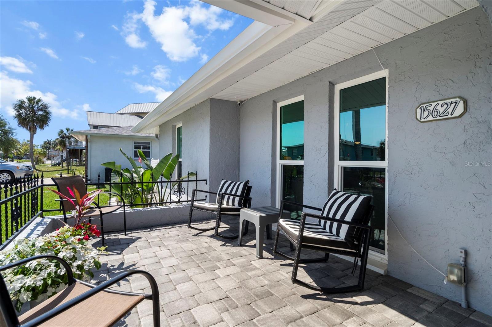 Brick Paver Front Patio