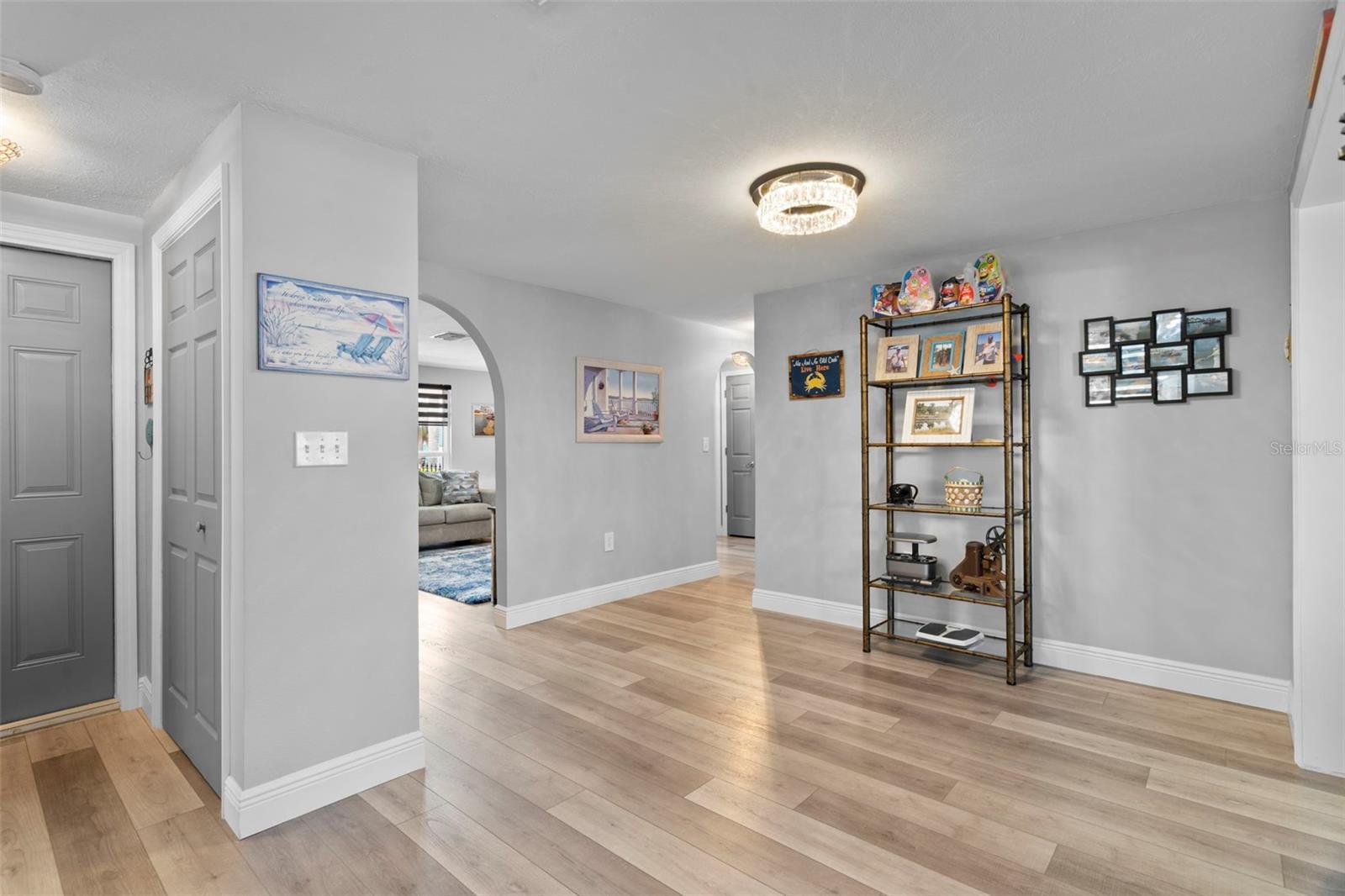 Nook/Office Area with NEW Flooring