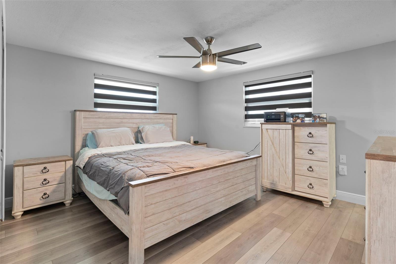 Primary Bedroom with NEW Flooring