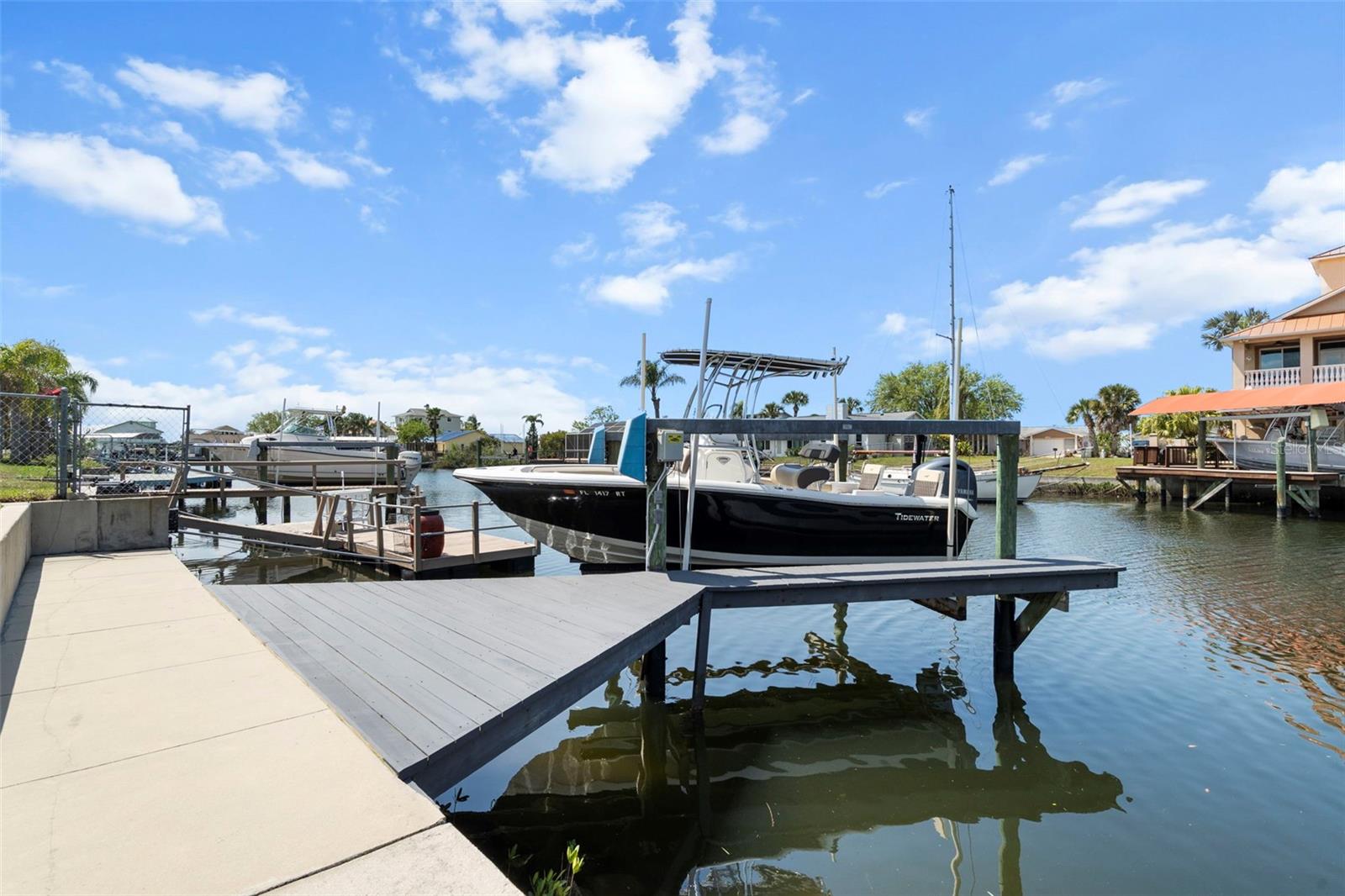 NEWLY Redone Dock to Boat Lift