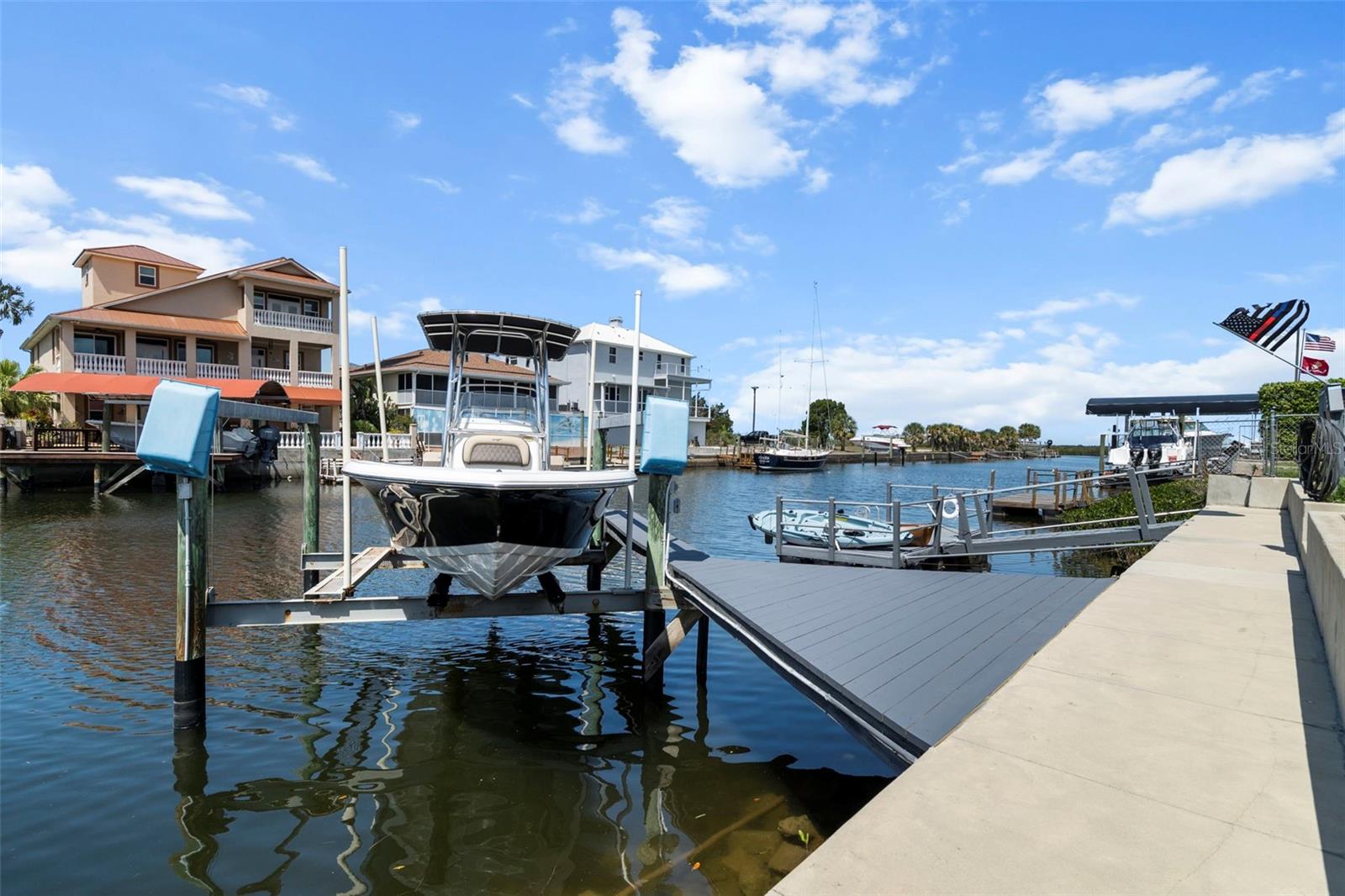 Boat Lift and Dock