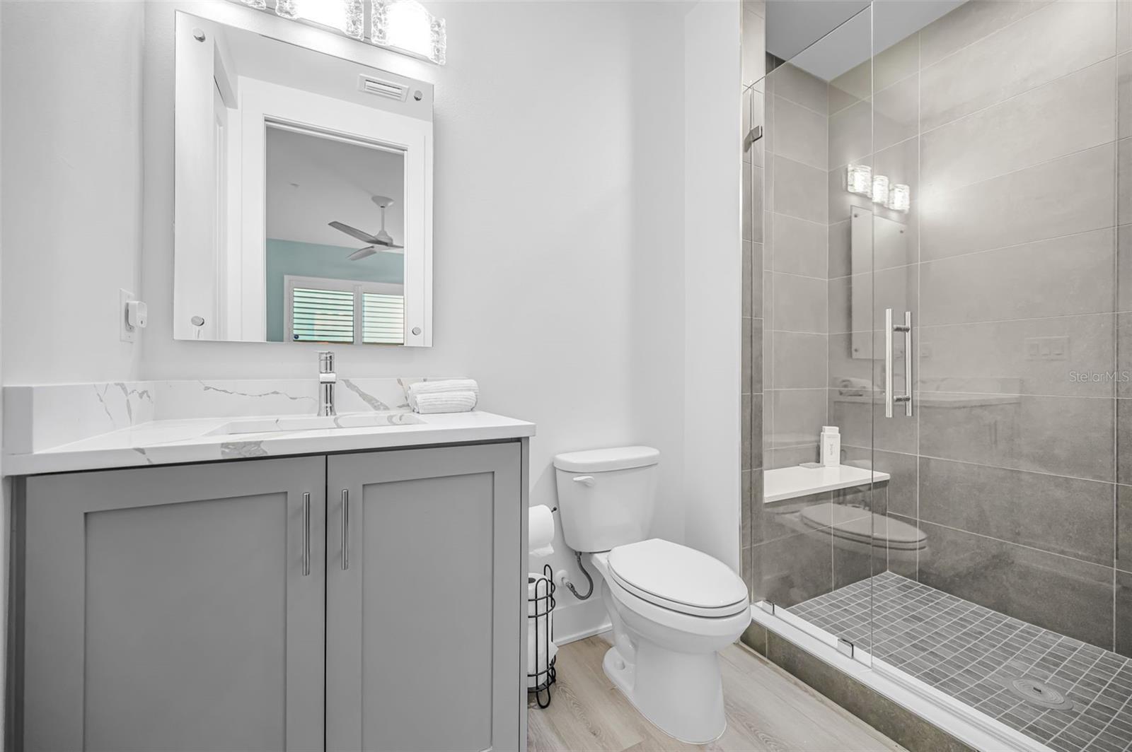 Ensuite bathroom for the second bedroom