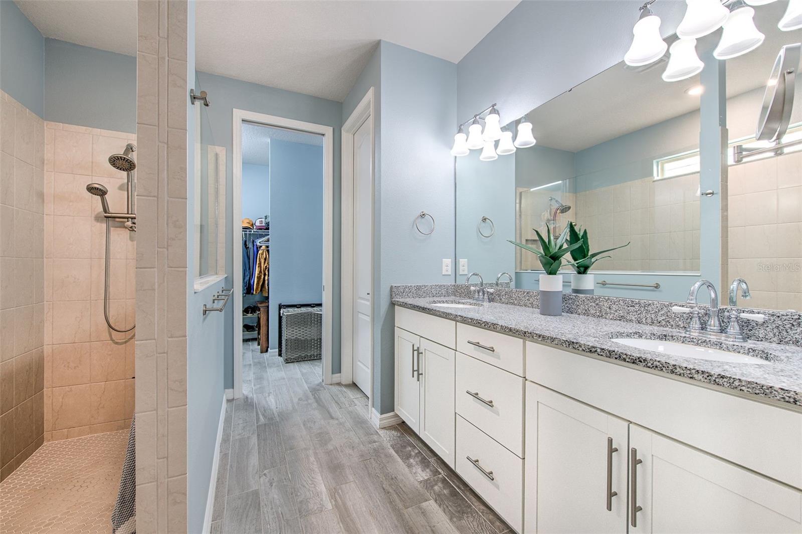 Downstairs primary ensuite bathroom