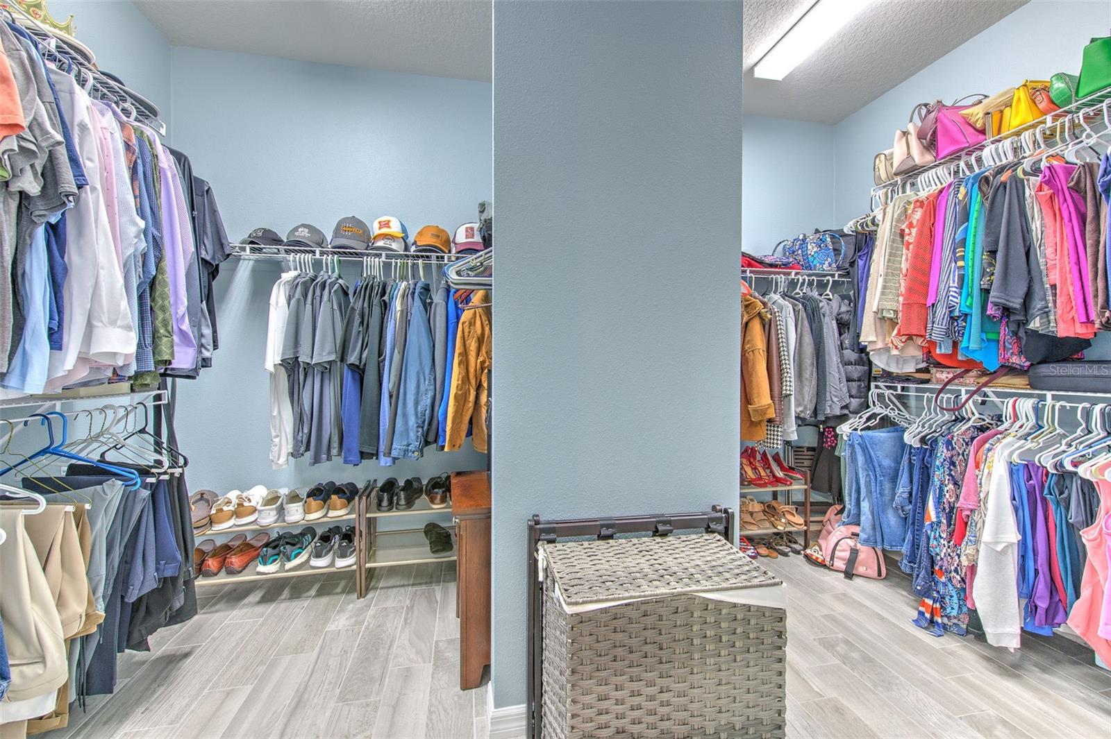 Primary walk-in closet