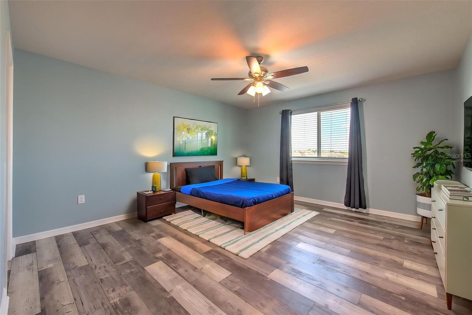 Upstairs bedroom 6 - virtually staged