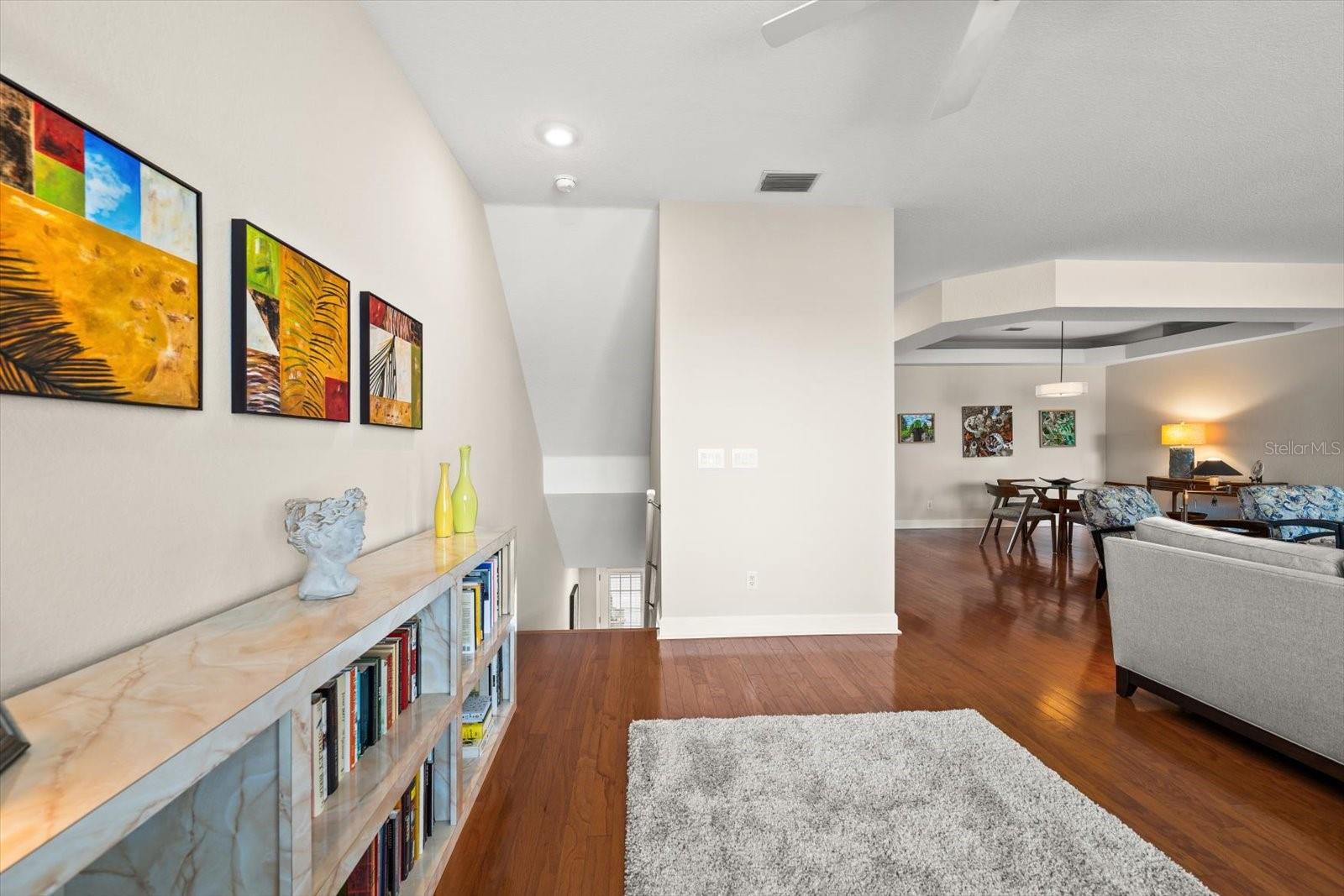 A balance of elegance and warmth resounds throughout this impeccable home.