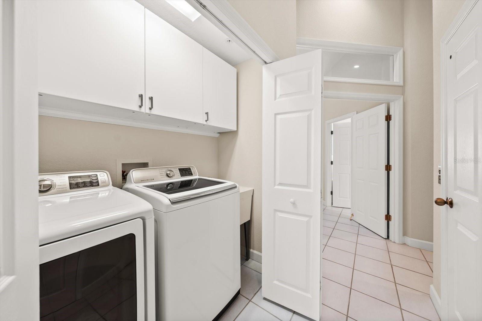 Doing the laundry is a breeze when easily accessed from all bedrooms on the same level.