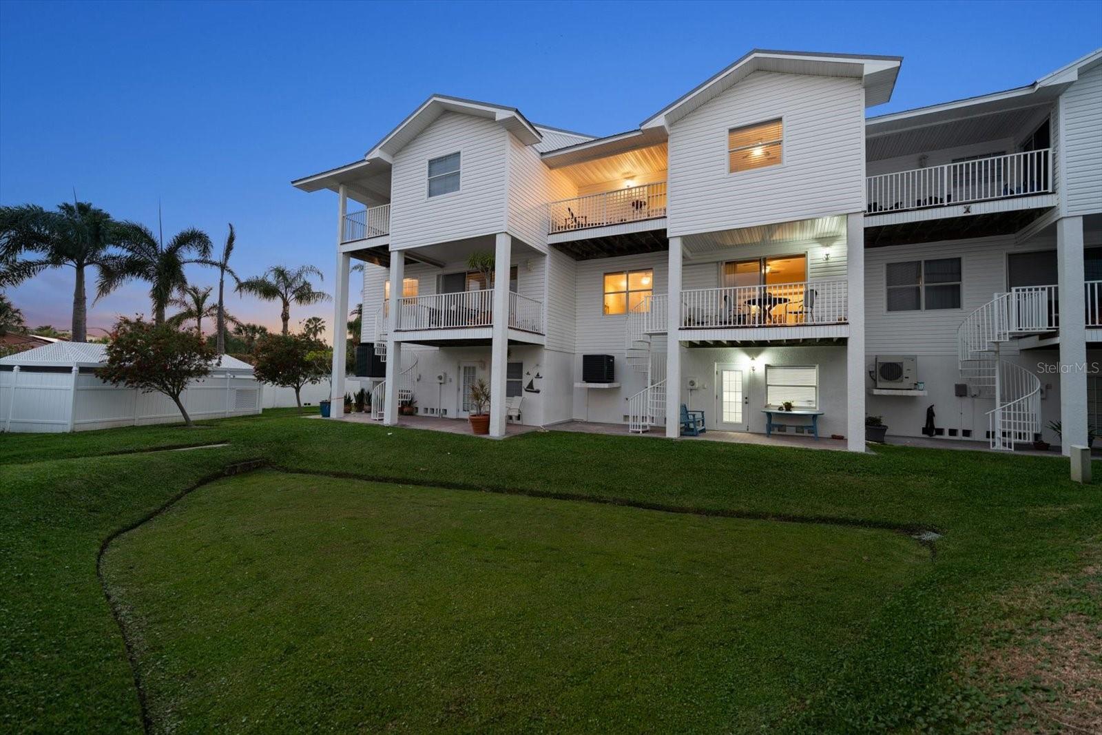 Impressively maintained grounds are found throughout this intimate community.