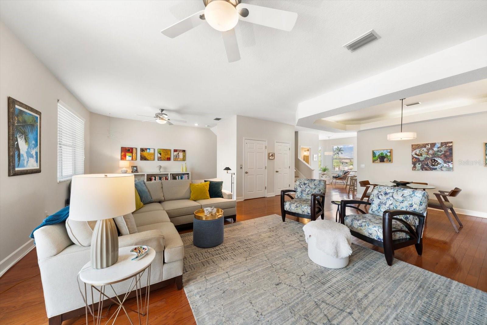 Expertly arranged living areas are provided throughout the 2400+ heated square footage of this home.