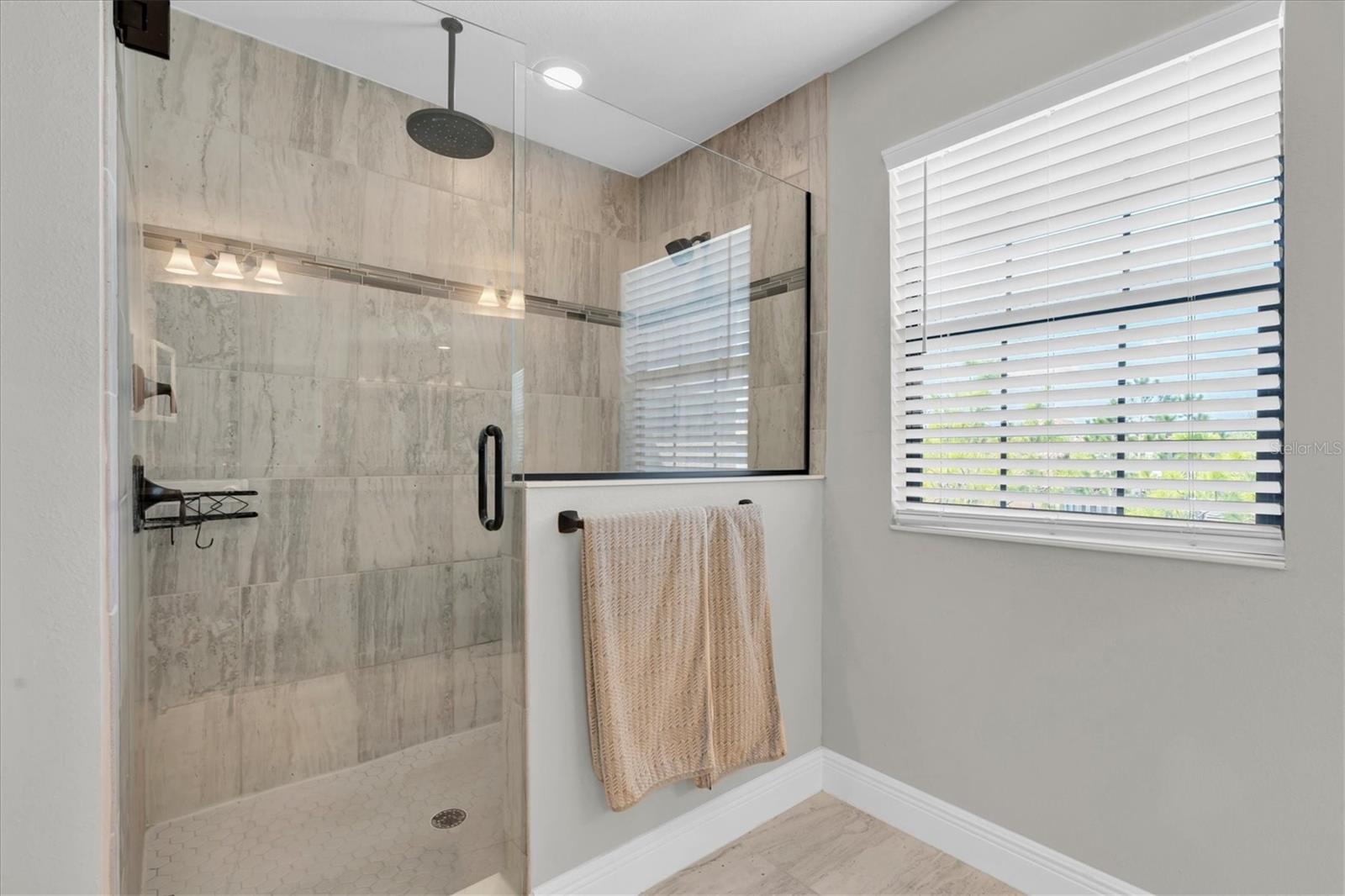 PRIMARY ENSUITE WITH RAINHEAD SHOWER