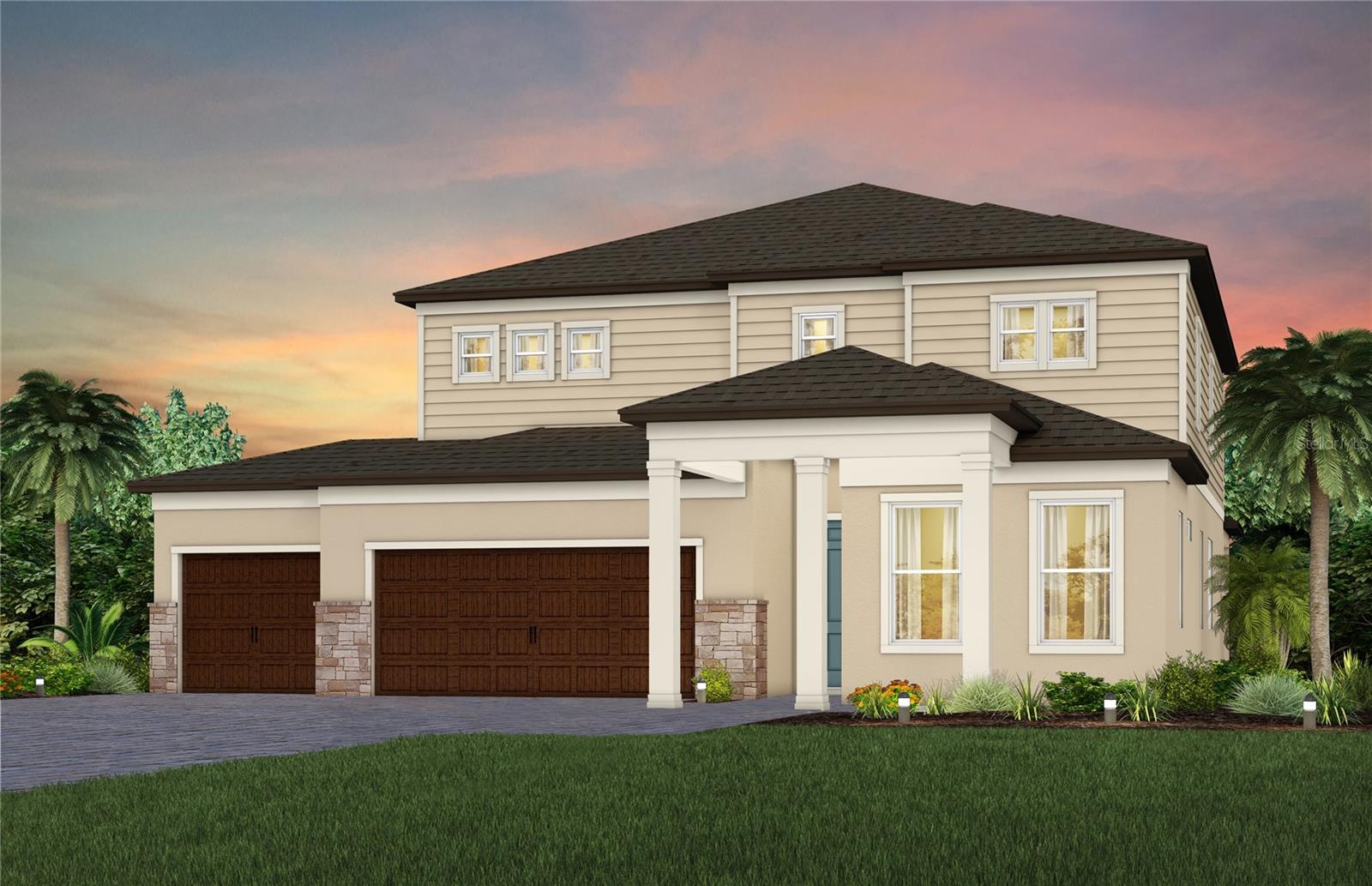 Exterior Rendering, Elevation FM2