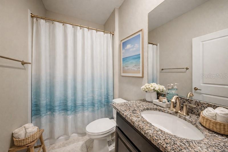 Guest Bath located next to 2nd bedroom