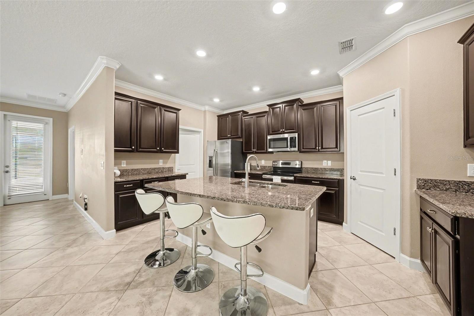Open Kitchen with Center Island and abundant counter space