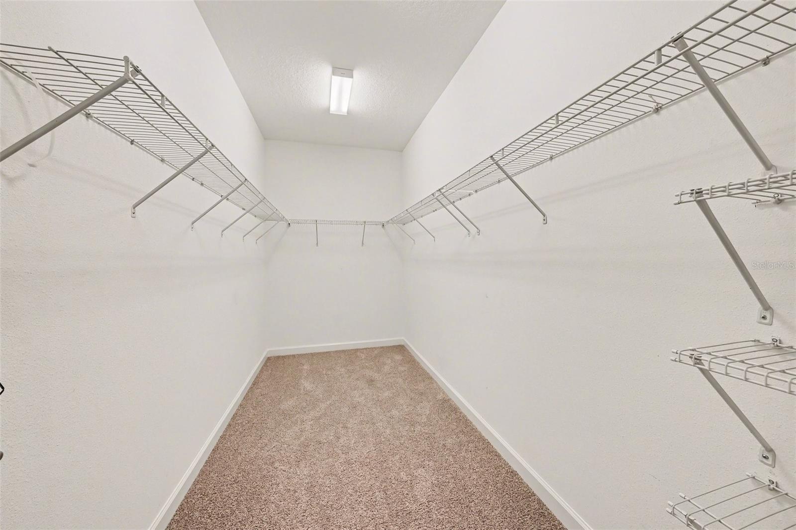 Amazing Storage in your 16 ft Primary walk-in closet