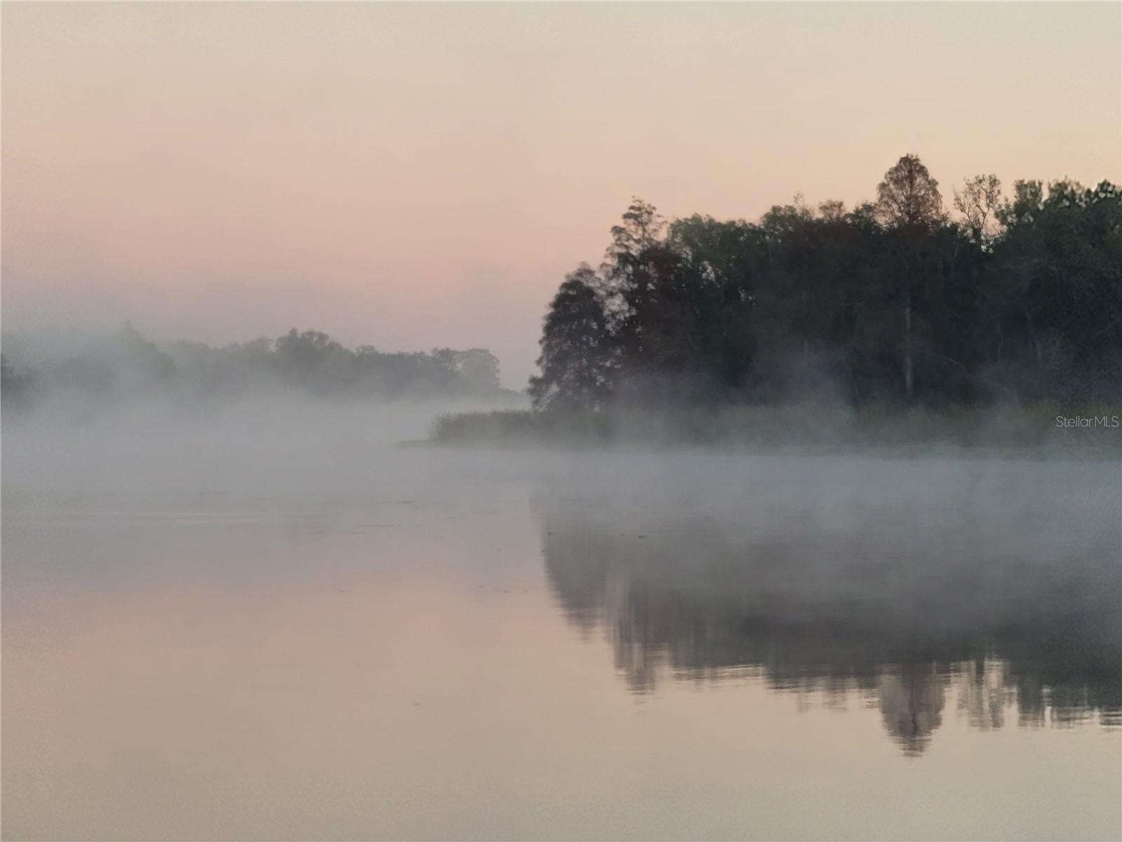 Northern view morning haze