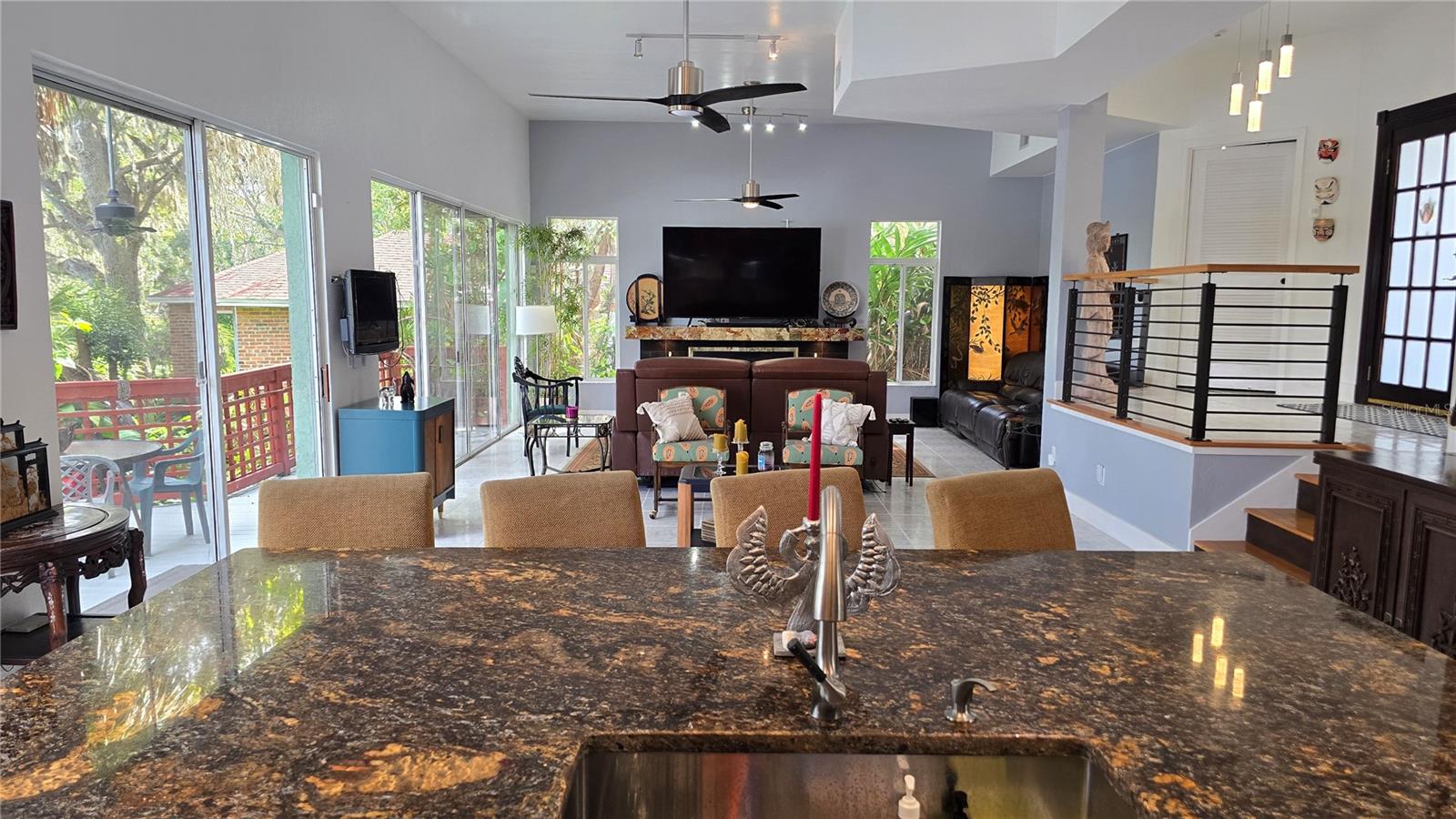 Kitchen to Living room view