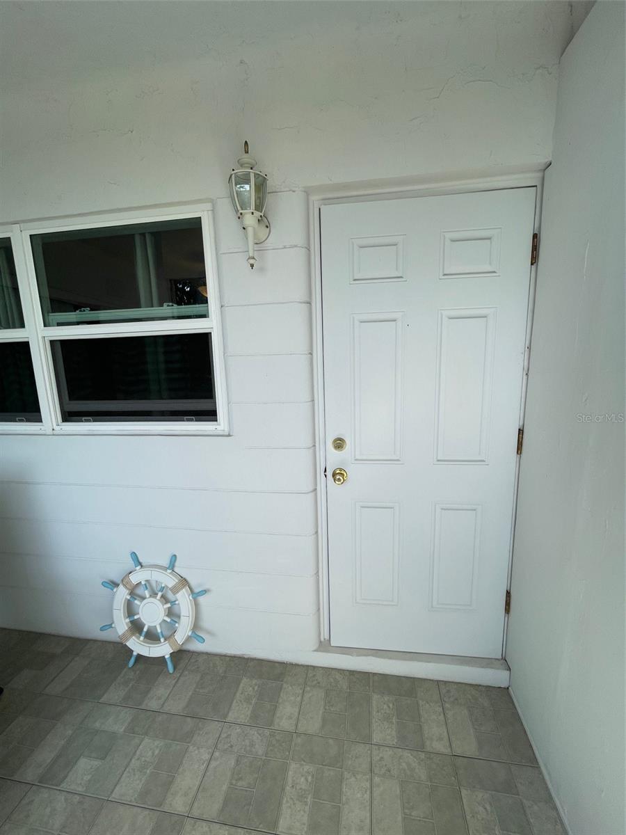 Door leads to bedroom