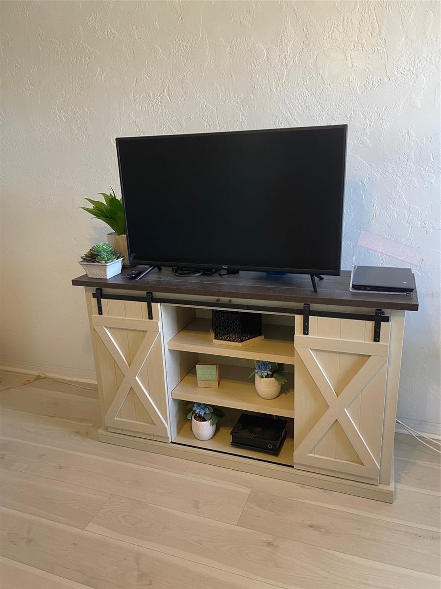 TV and stand included if desired