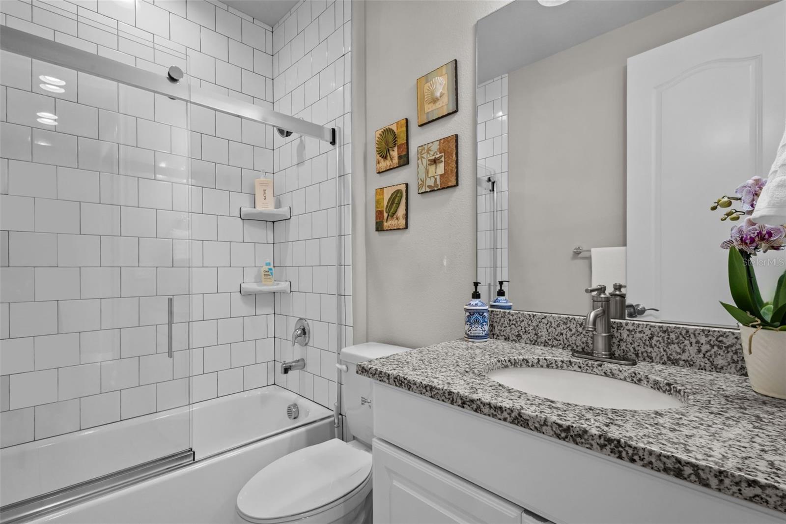 Bathroom just outside of bedroom 2