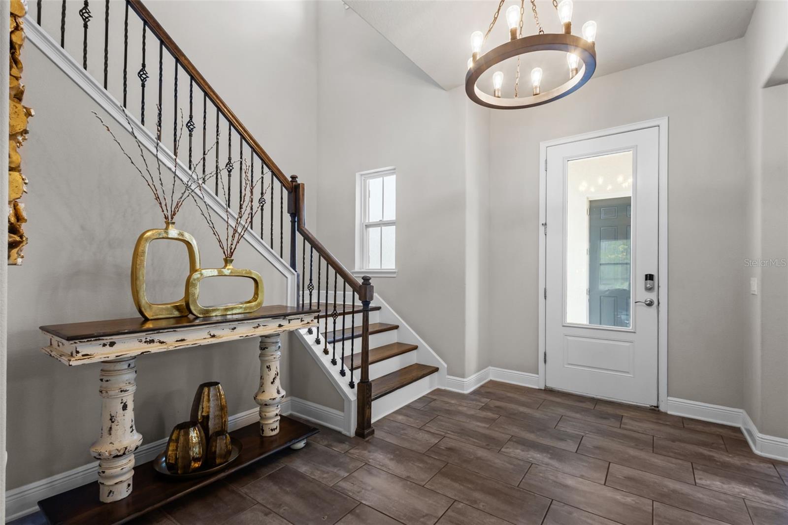 Welcoming entry with a grand first impression.
