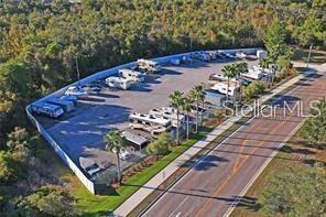 Storage lot outside the main gates