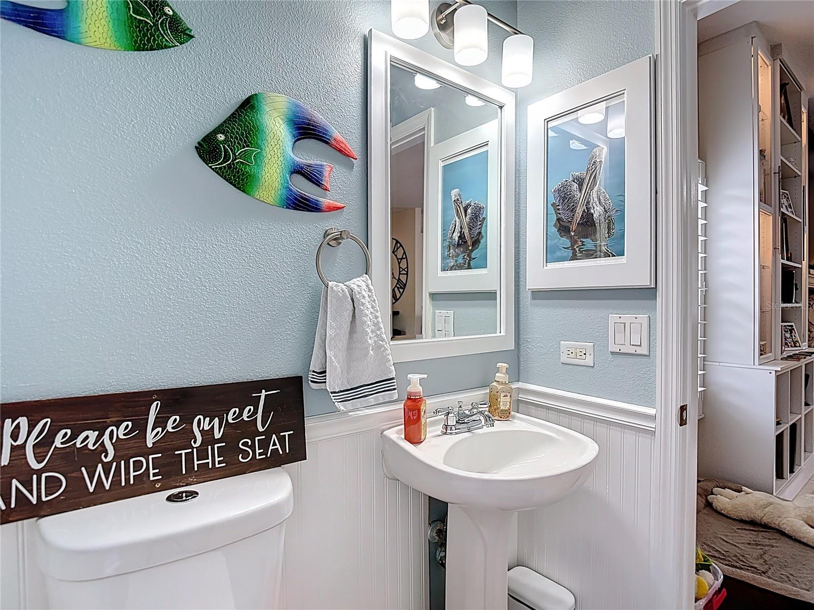 Half Bath by the Pool