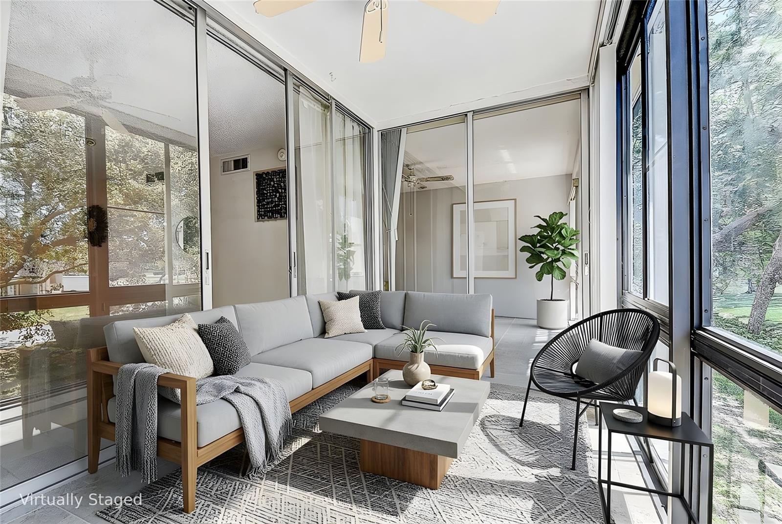 Lanai Virtually Staged