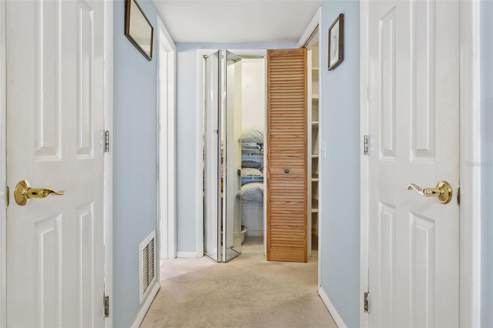 4/5 closets in primarybedroom