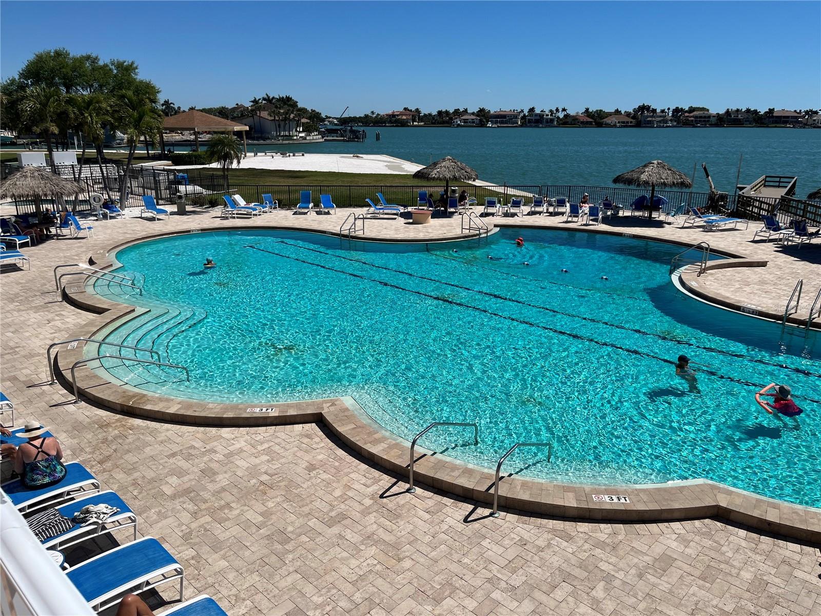Oversized Club house pool