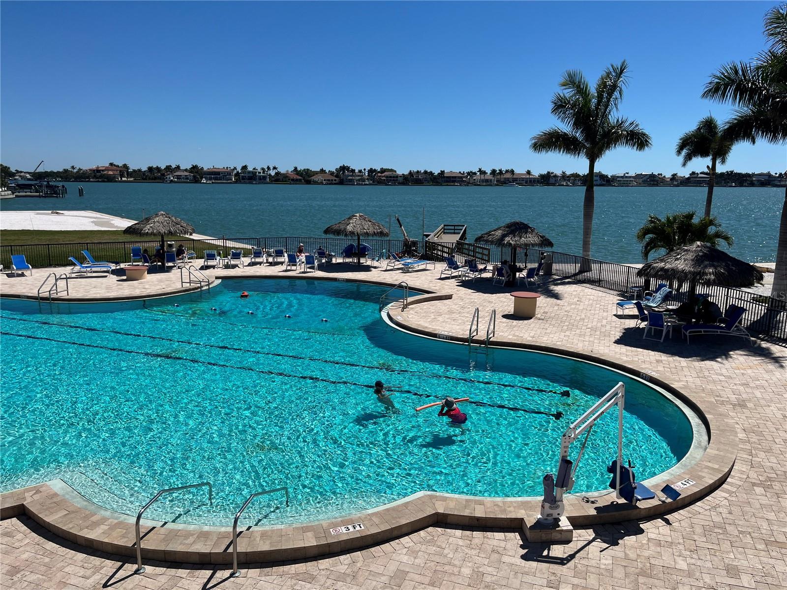 Oversized Club house pool