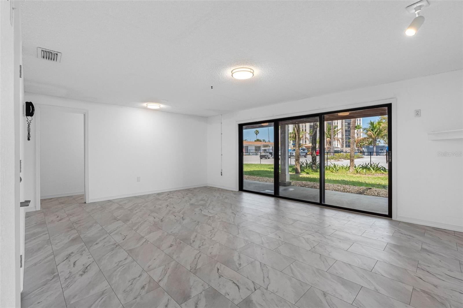 Sliders to the outside.