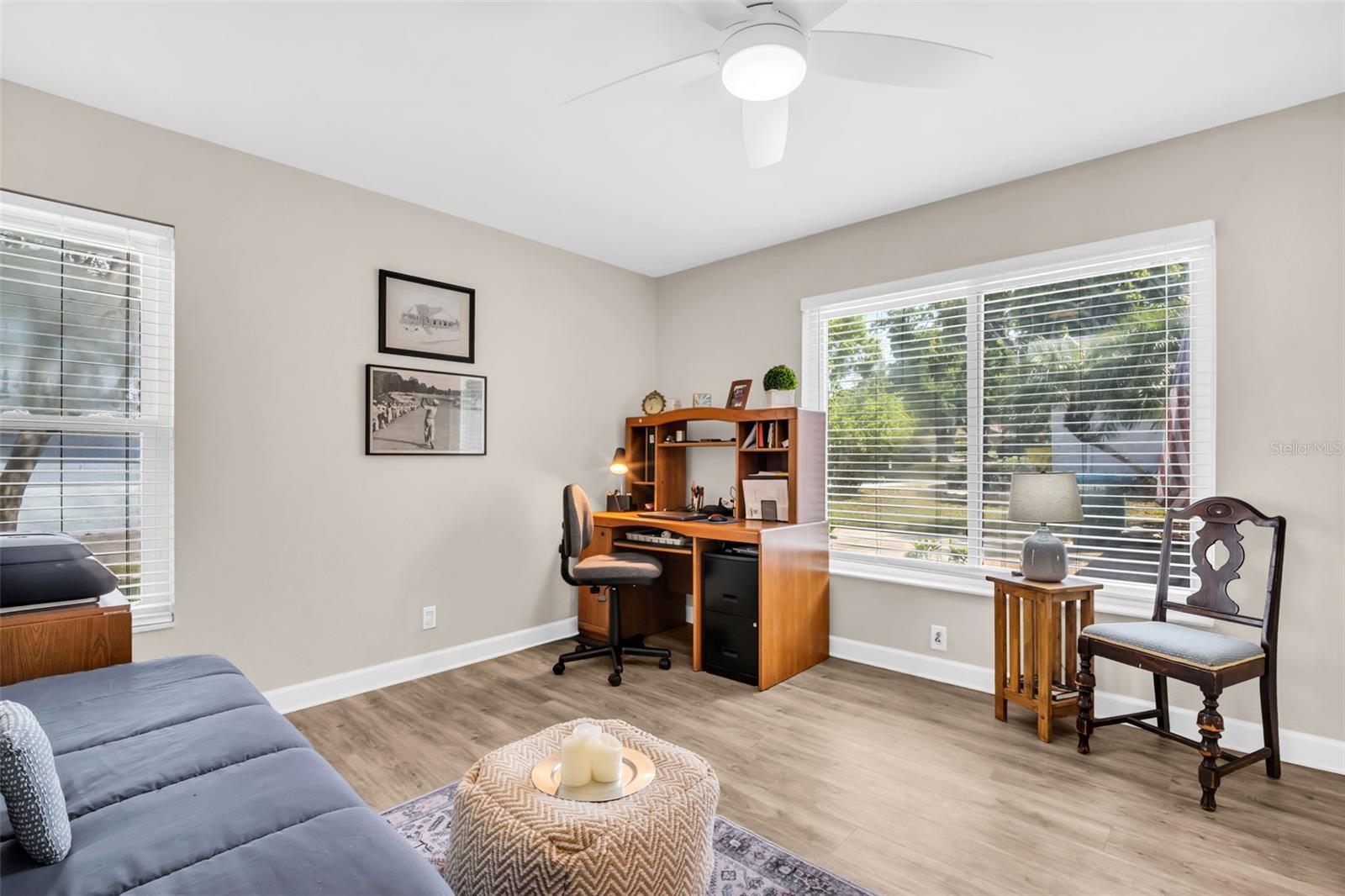 Light & bright and perfectly tucked at the front of the home~