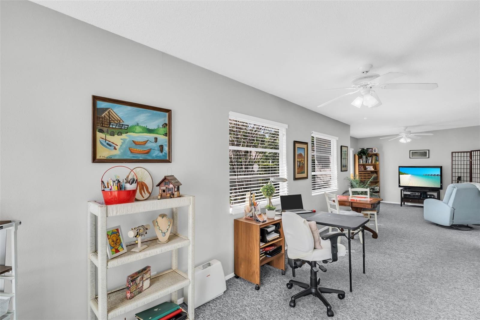 Makes the perfect craft room, game room, den, or whatever your heart desires~