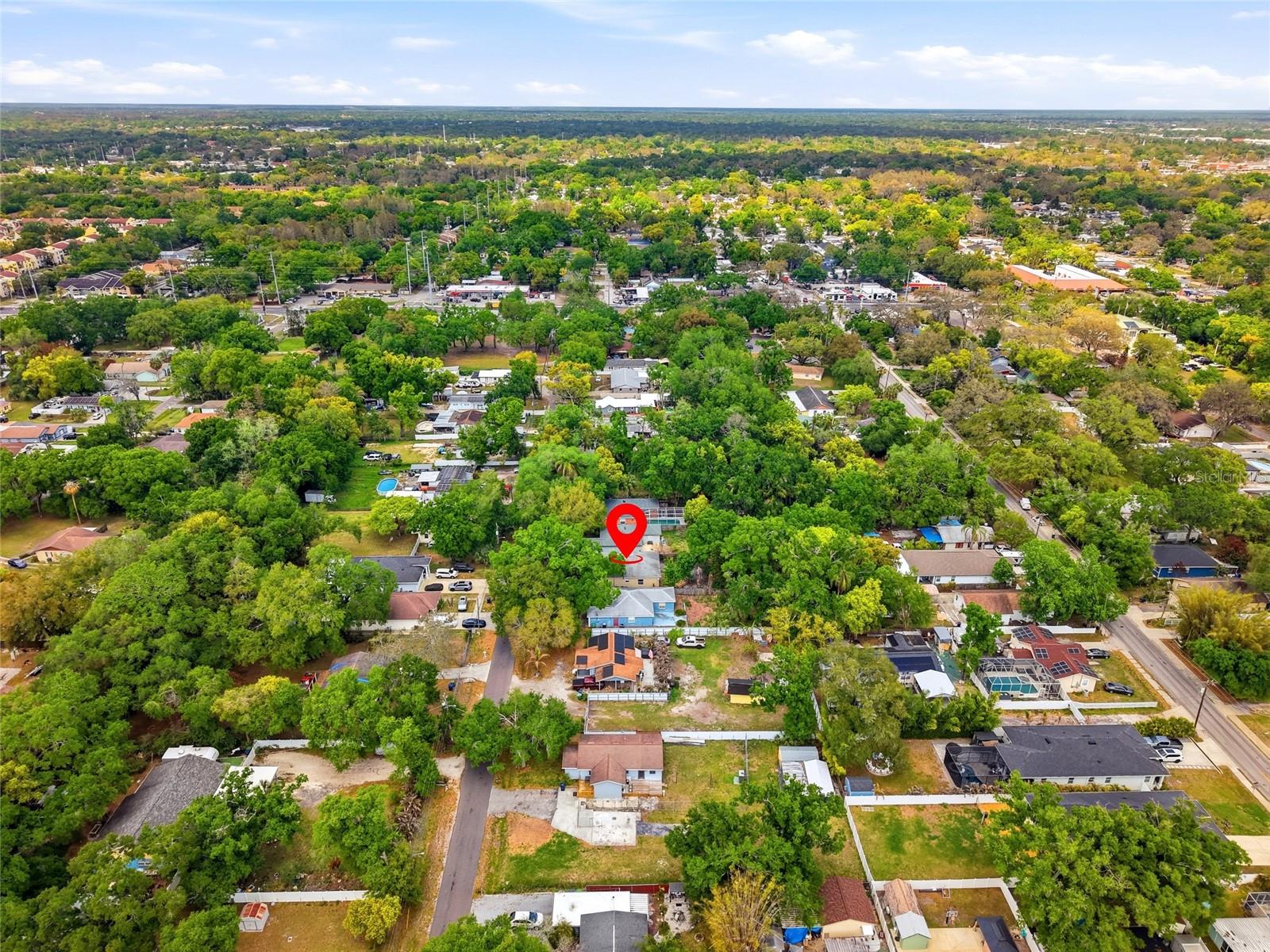 Aerial View of Property looking North