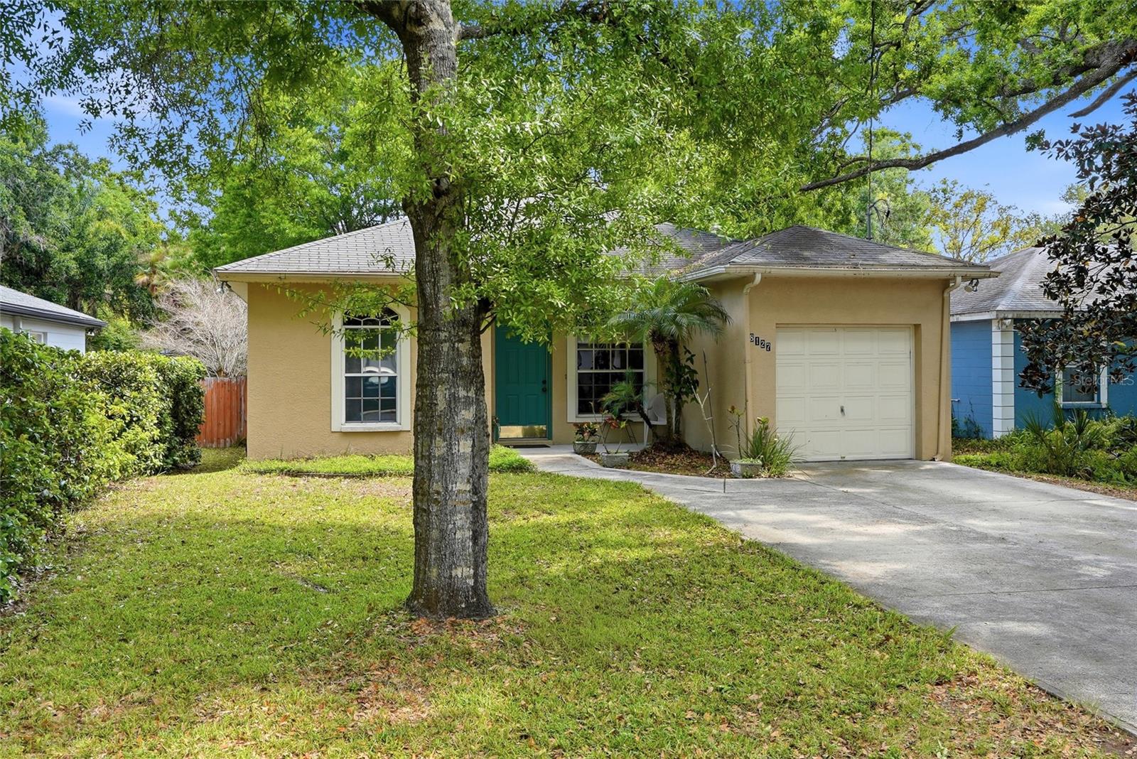Front Yard with Mature Trees