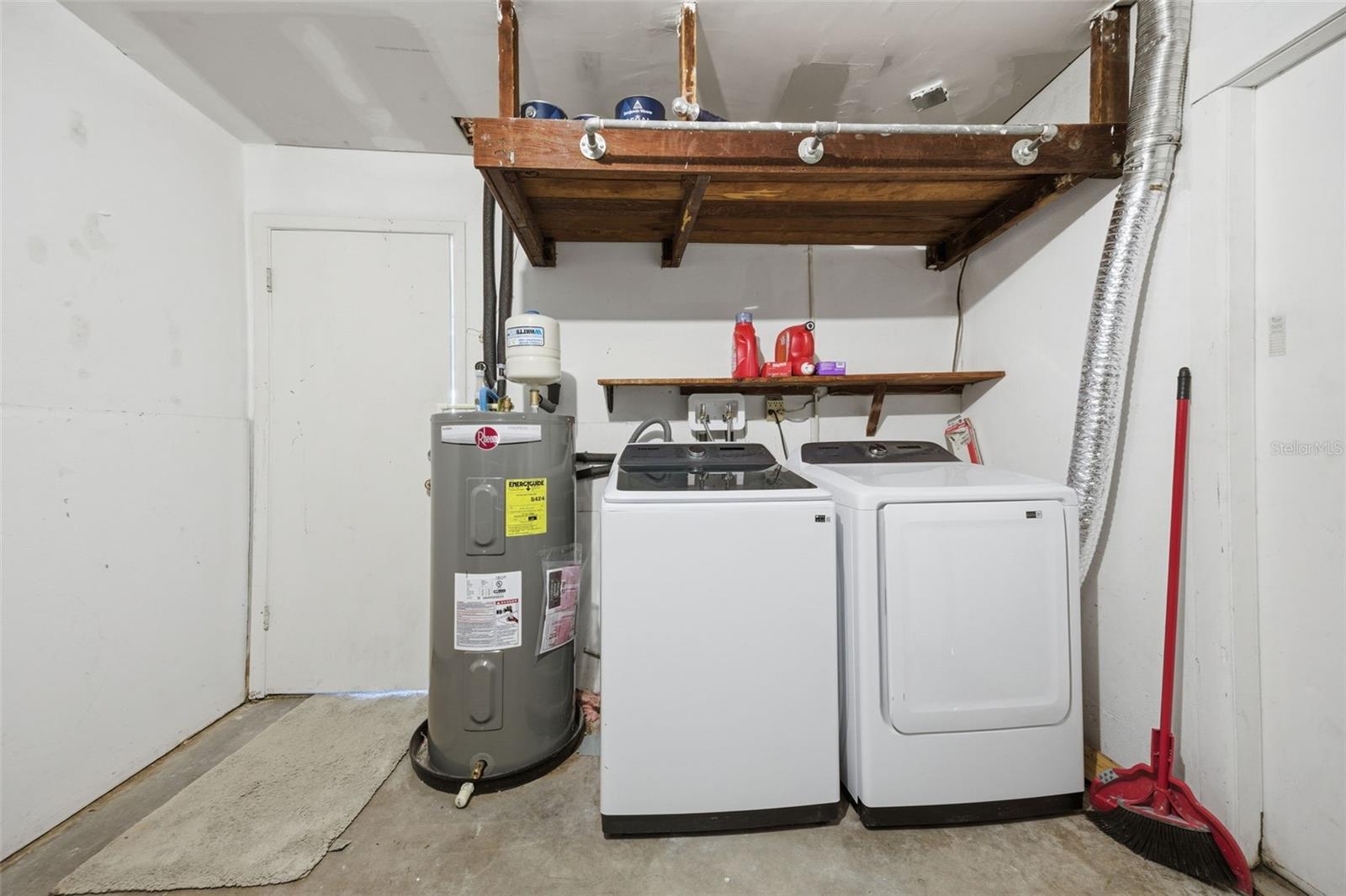Washer / Dryer in garage.