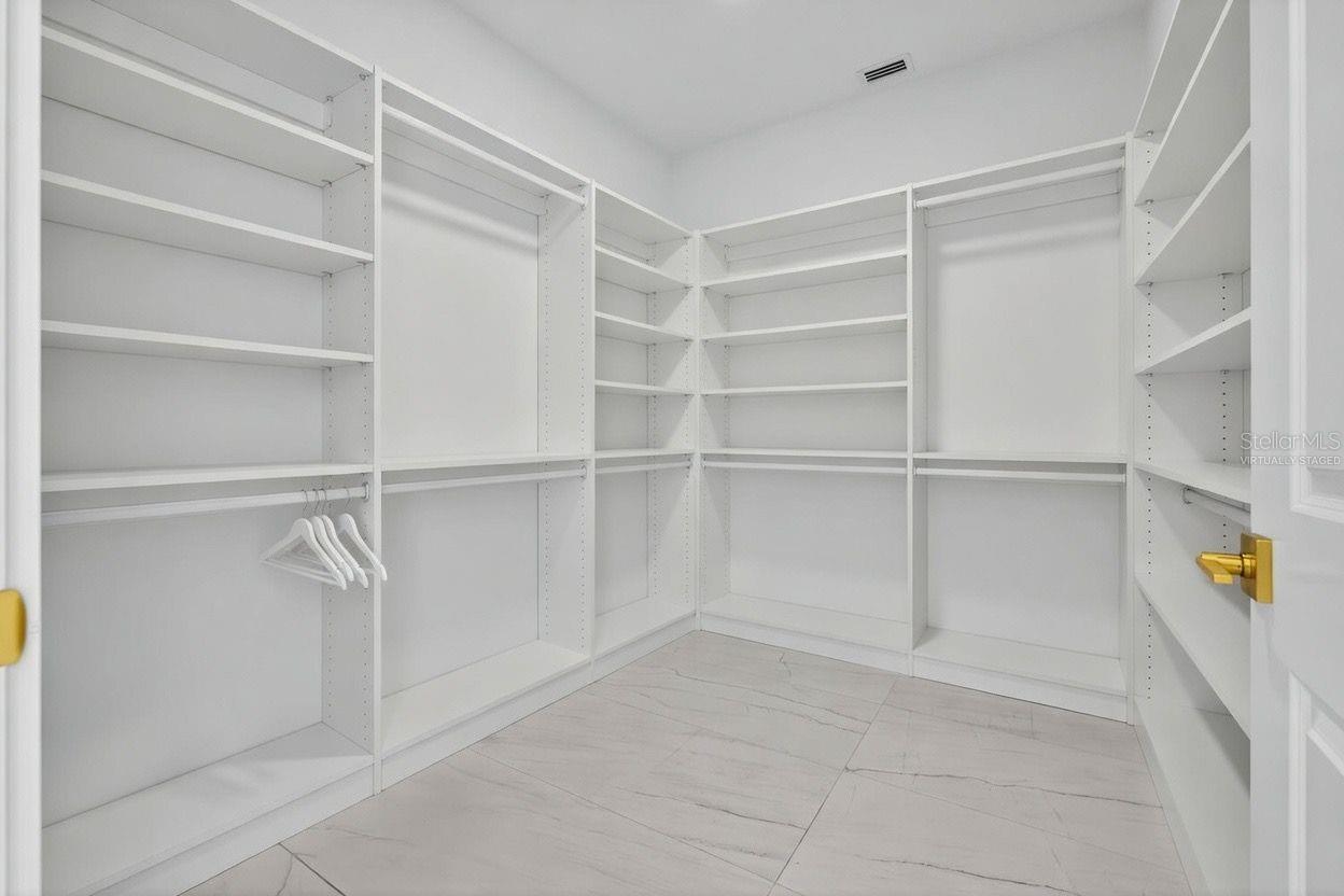 Virtually Staged Image/rendering of closets