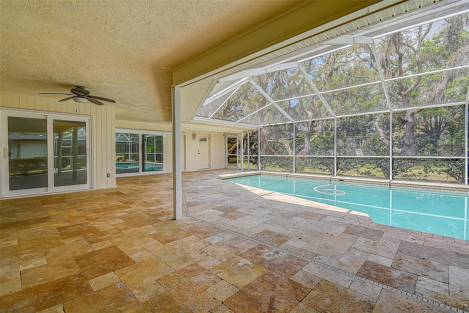 Pool view from Living room