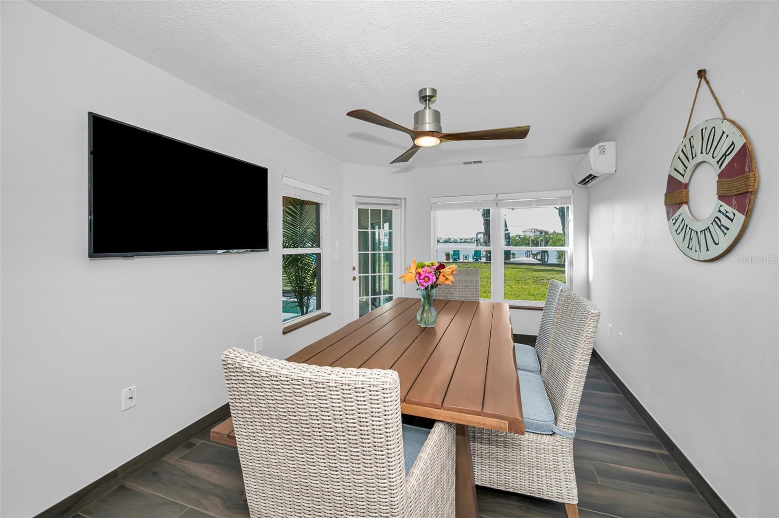 Formal Dining Area with a View
