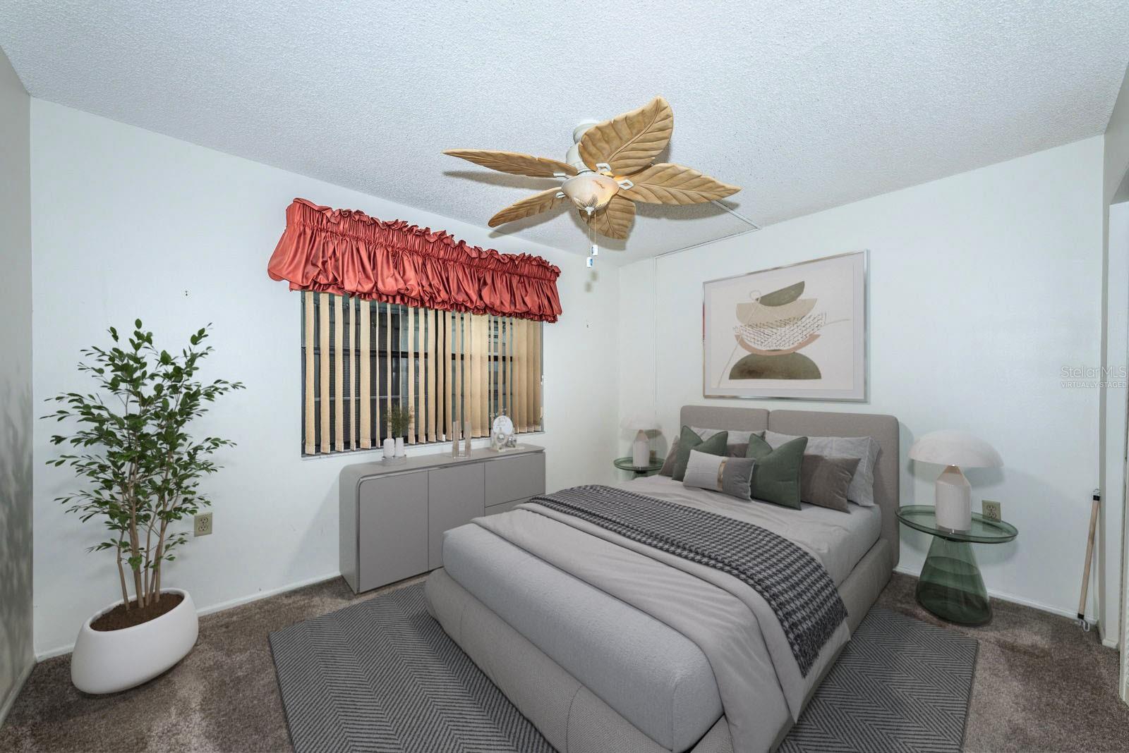 2nd bedroom-virtually staged