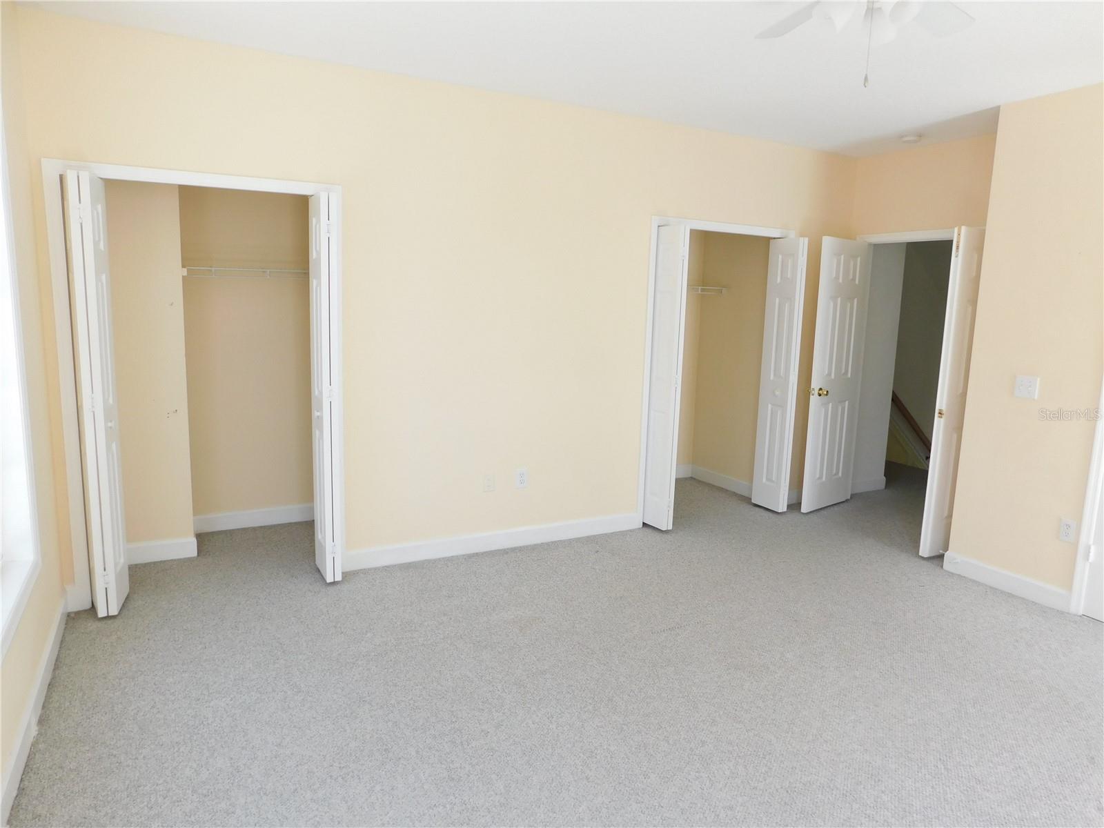 Large bedrooms. This one is 2nd floor with 2 walk in closets and private en-suite bath