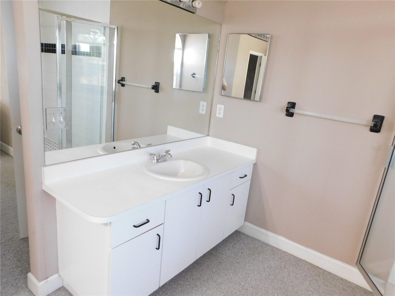 Separate vanities in Primary bath. This is one.